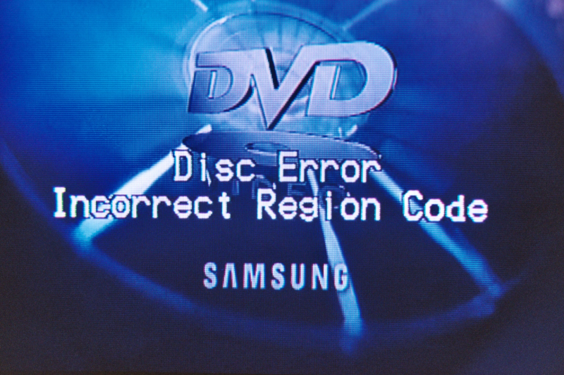 ошибка региона для dvd